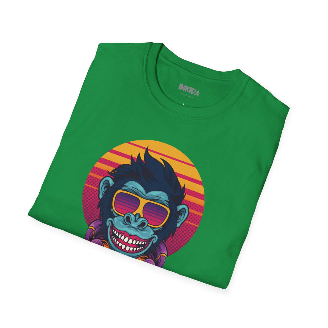 Good Vibes colorful graphic t-shirt by Inkida, view 20