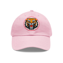 Tiger - Dad Hat with Leather Patch (Round)
