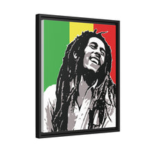 Portrait Bob Marley The Legend Matte Canvas W Black Frame