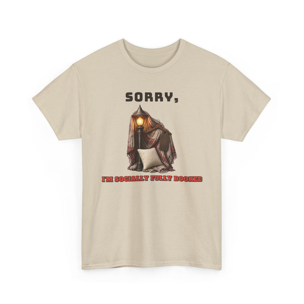 Sorry, I'm Socially Fully Booked Plus Size Tee