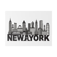 New York City Matte Canvas, Stretched, 0.75