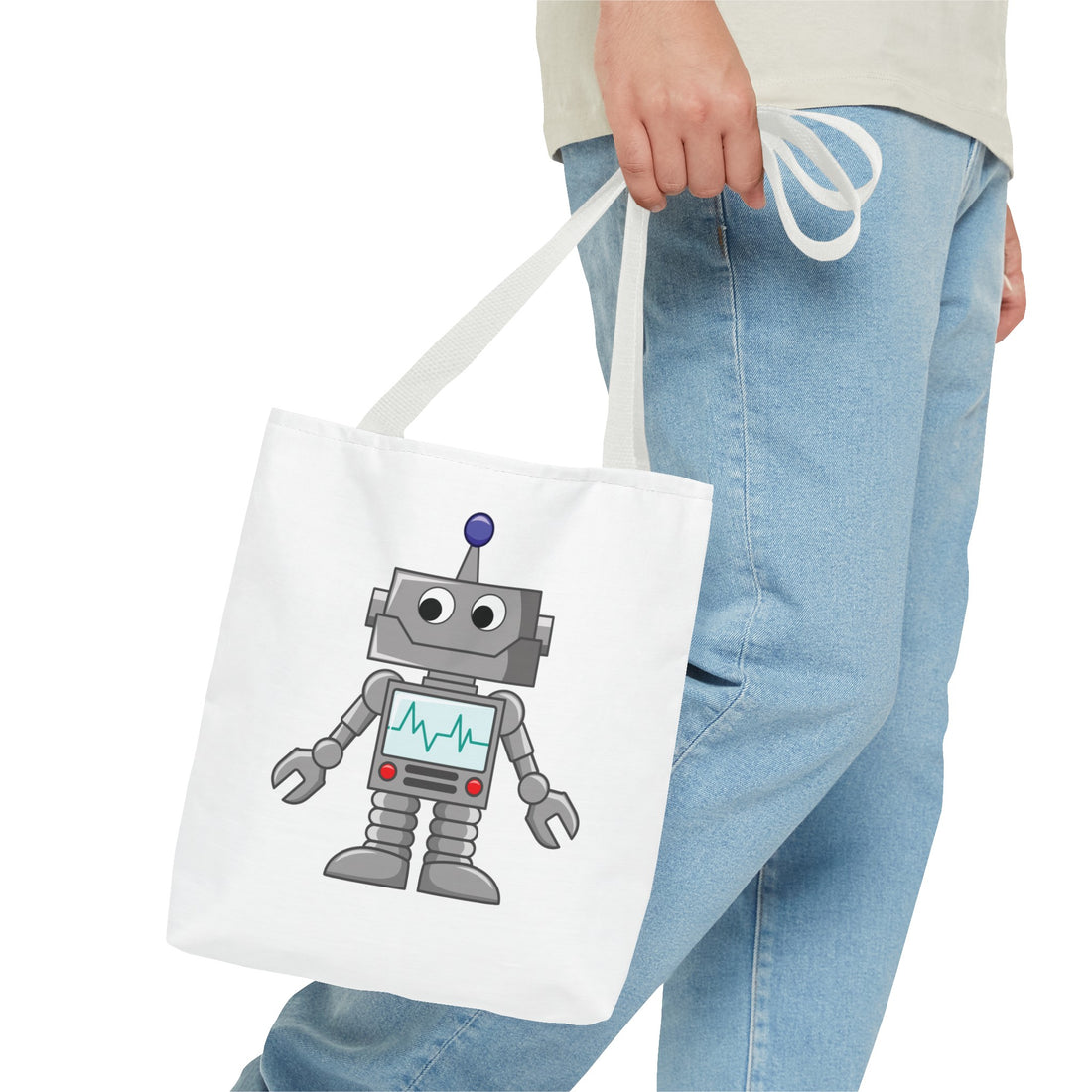 Robot & Skeleton - Tote Bag
