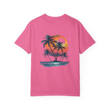 Hello Summer Sunset - Unisex Garment-Dyed T-shirt