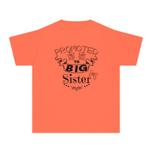 Promoted To Big Sister Youth Midweight Tee