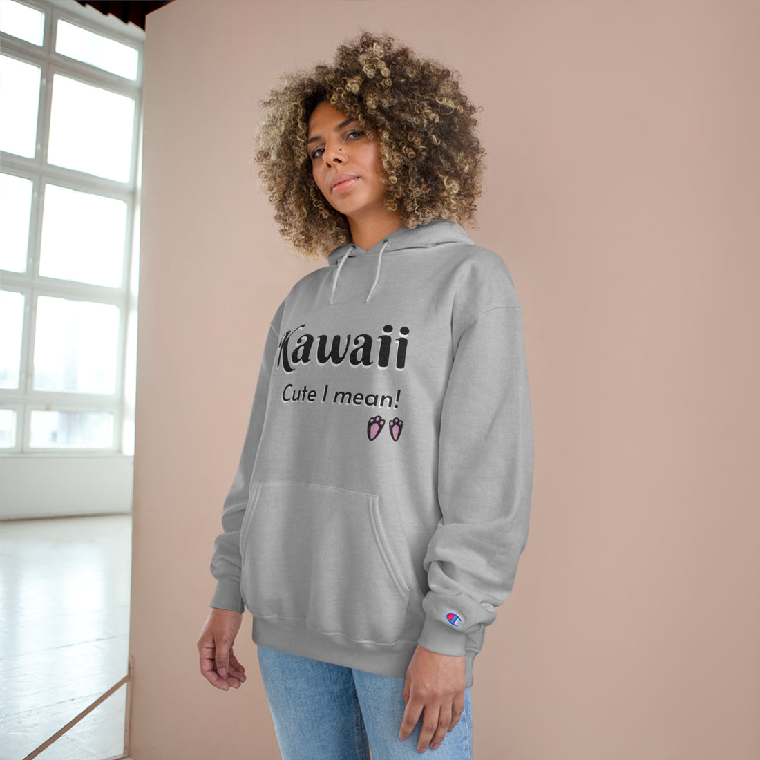 Just A Girl Who Loves Anime & KPOP - Champion Hoodie - Kawaii