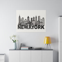 New York City Matte Canvas, Stretched, 0.75