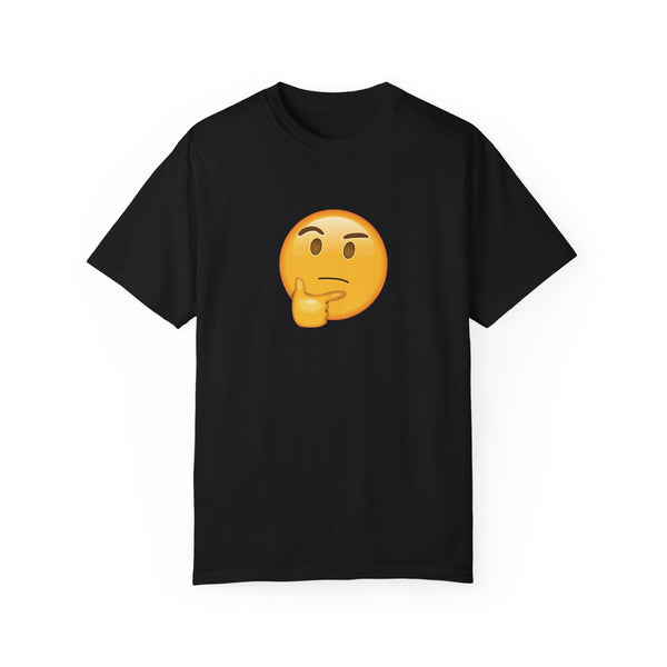 Thinking Emoji Unisex Garment-Dyed T-shirt