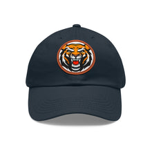 Tiger - Dad Hat with Leather Patch (Round)