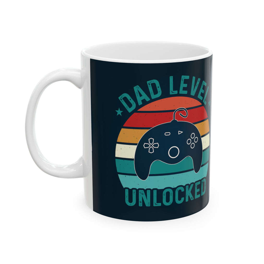 Dad Level Unlocked Ceramic Mug