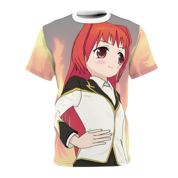Red Heart Anime Character Unisex Printed Tee