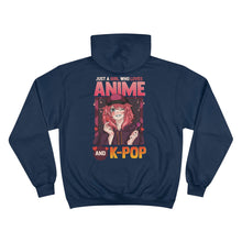 Just A Girl Who Loves Anime & KPOP - Champion Hoodie - Kawaii