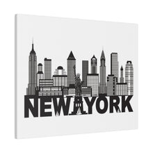 New York City Matte Canvas, Stretched, 0.75