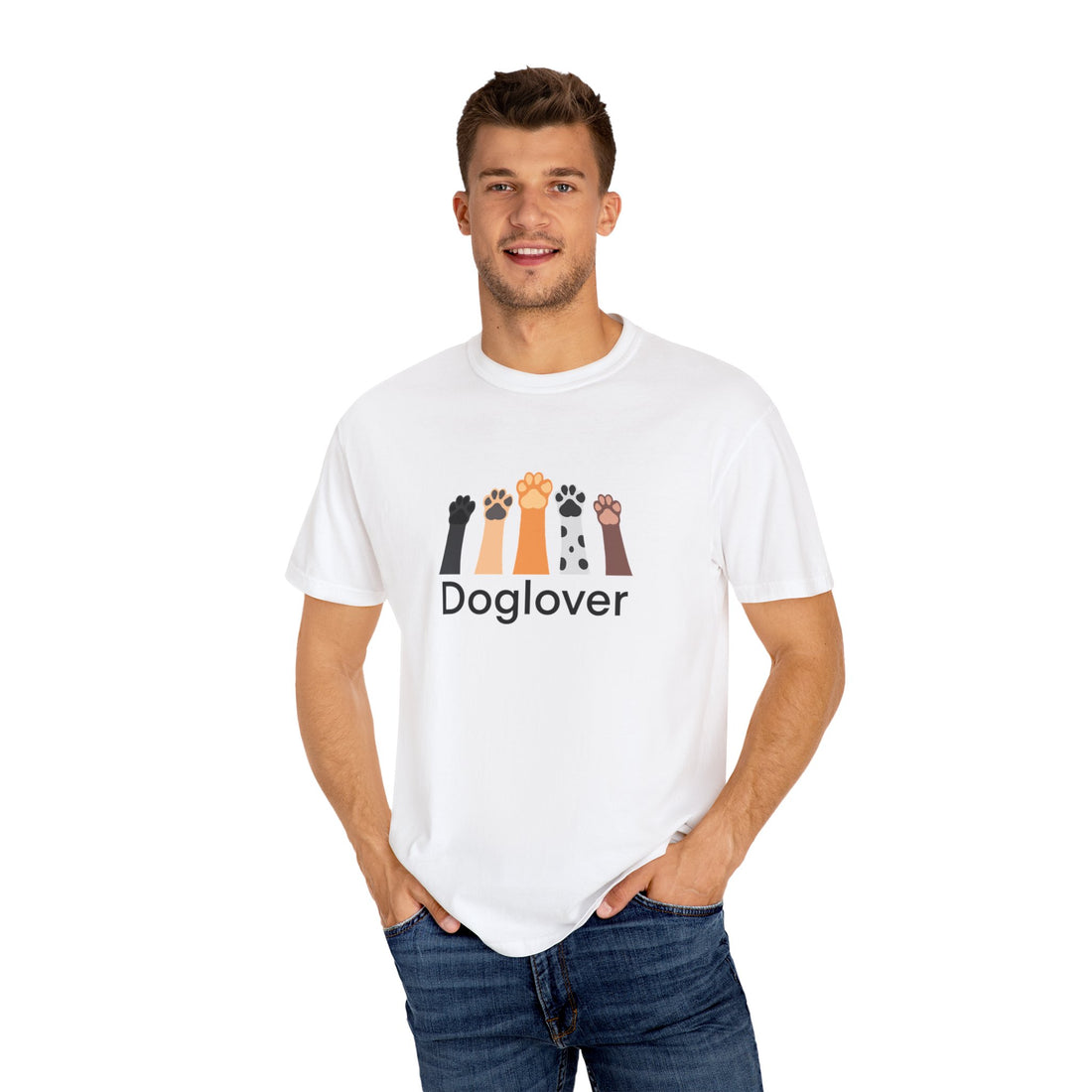 Dog Lover Unisex Garment-Dyed T-Shirt