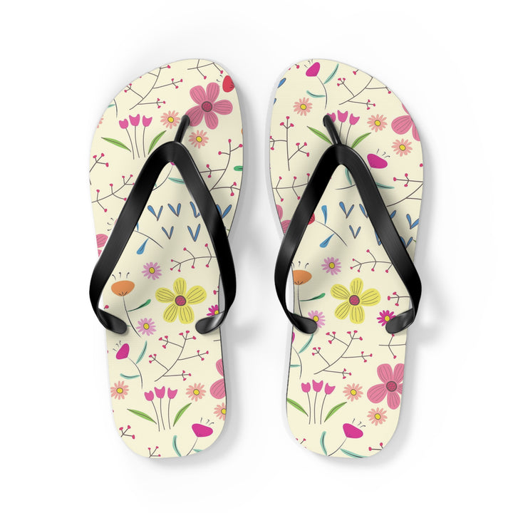 Summer Flowers Flip Flops