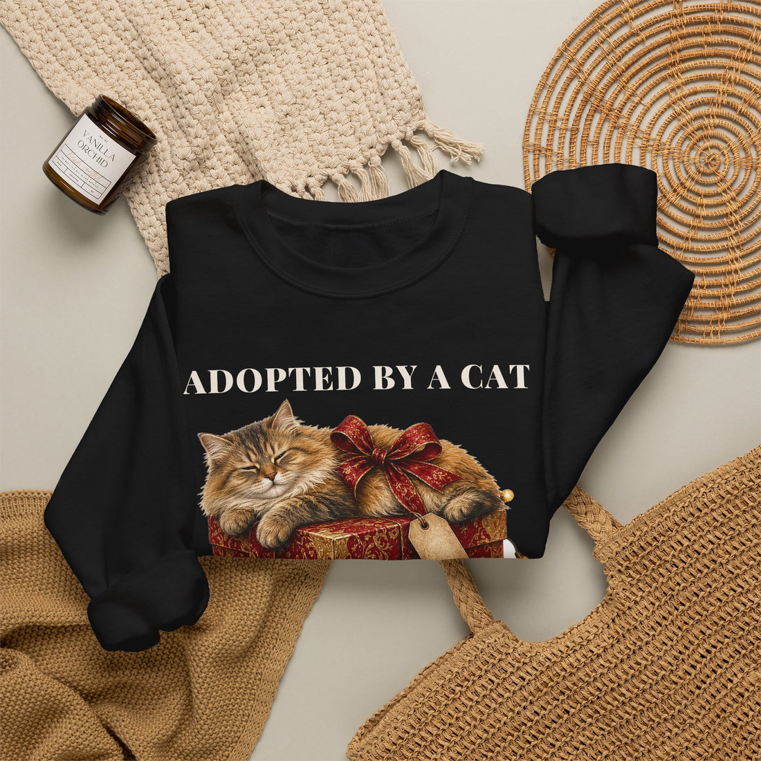 Adopted by a Cat for the Holidays