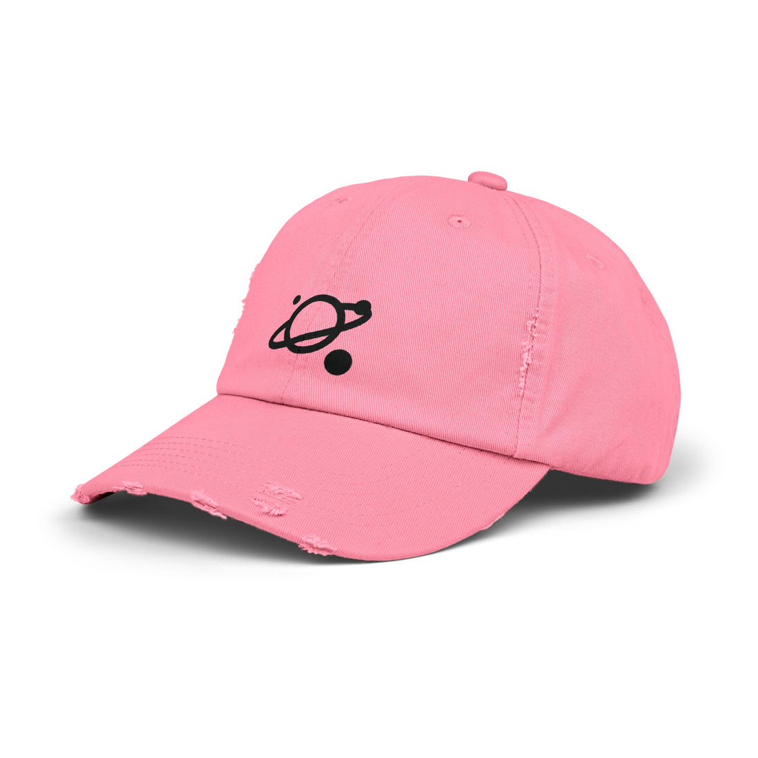 Unisex Distressed Saturn Cap