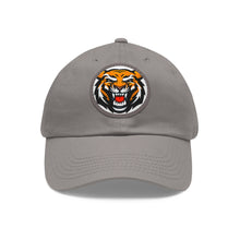 Tiger - Dad Hat with Leather Patch (Round)