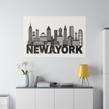 New York City Matte Canvas, Stretched, 0.75