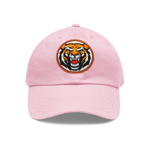 Tiger - Dad Hat with Leather Patch (Round)