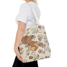Vintage Girls Collecting Flowers Trending Tote Bag