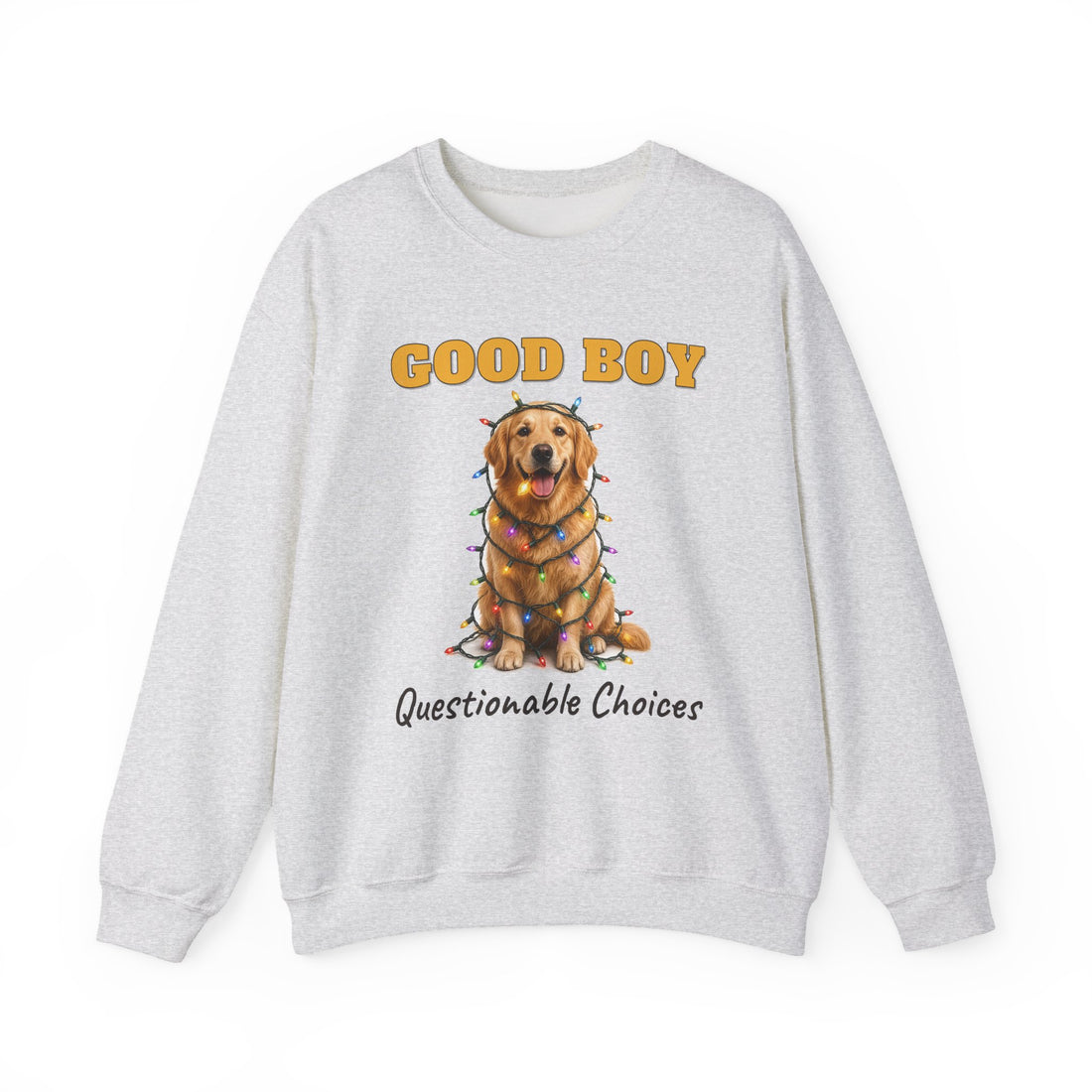 Good Boy, Questionable Choices funny sweatshirt, view 2