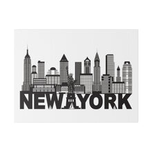 New York City Matte Canvas, Stretched, 0.75