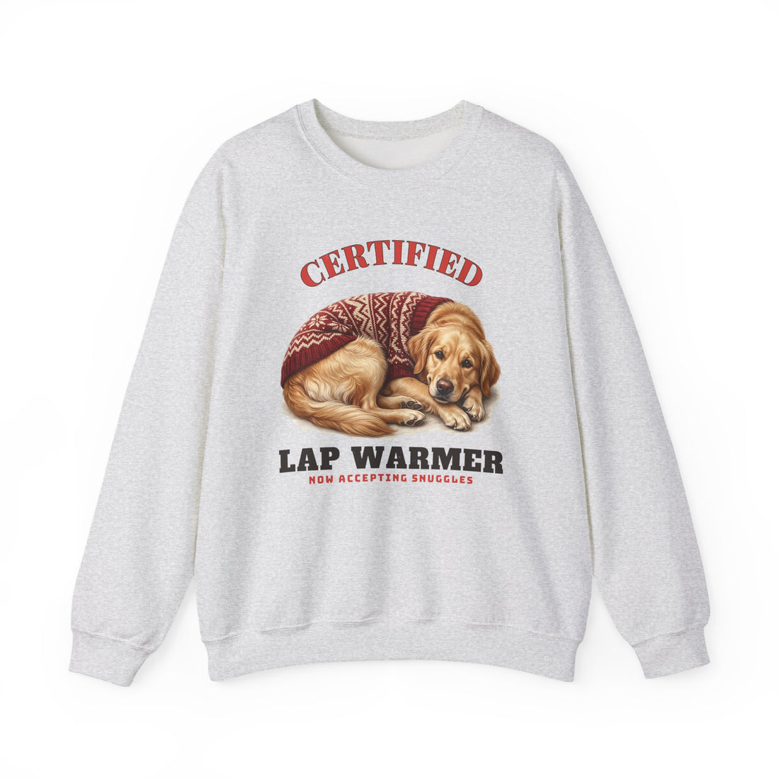 Certified Lap Warmer funny sweatshirt, view 2