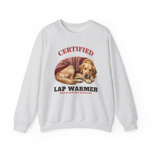 Certified Lap Warmer funny sweatshirt, view 2