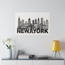 New York City Matte Canvas, Stretched, 0.75