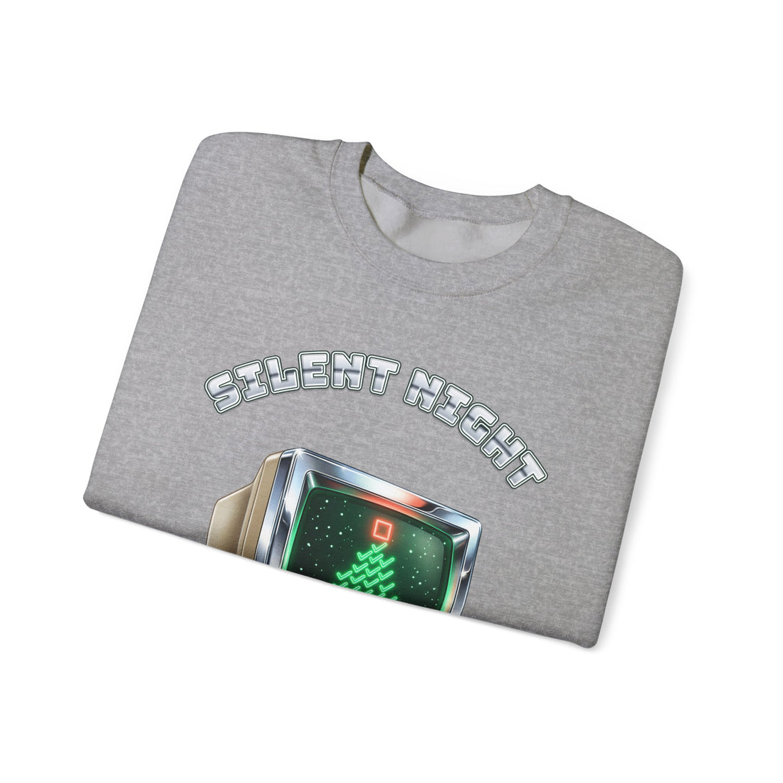 programmer Christmas sweatshirt Silent Night Passing Build by Inkida, view 15