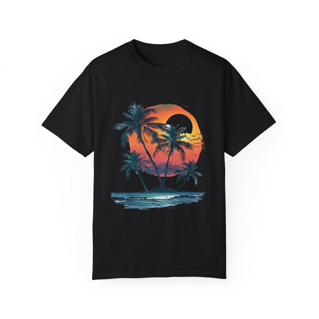 Summer Time - Sunshine Unisex Garment-Dyed T-shirt Love My Cat