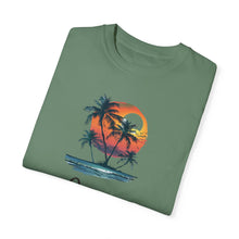 Hello Summer Sunset - Unisex Garment-Dyed T-shirt