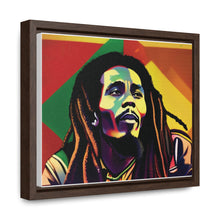 Colored Bob Marley Canvas Wraps, Horizontal Frame