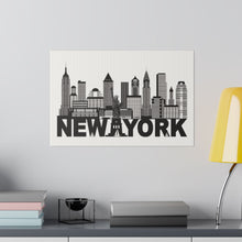New York City Matte Canvas, Stretched, 0.75