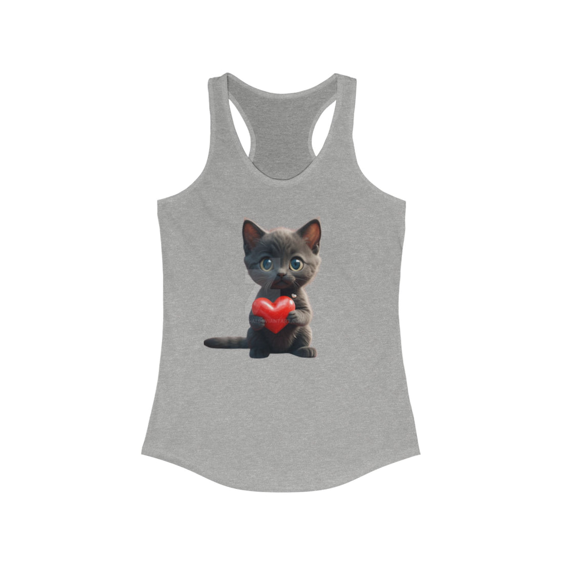 I Love My Cat Women's Racerback Tank