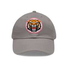 Tiger - Dad Hat with Leather Patch (Round)