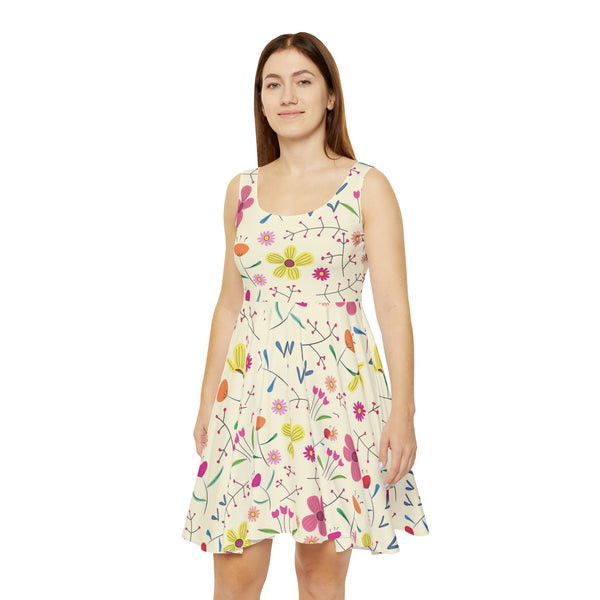 Summer Flowers Women's Skater Dress
