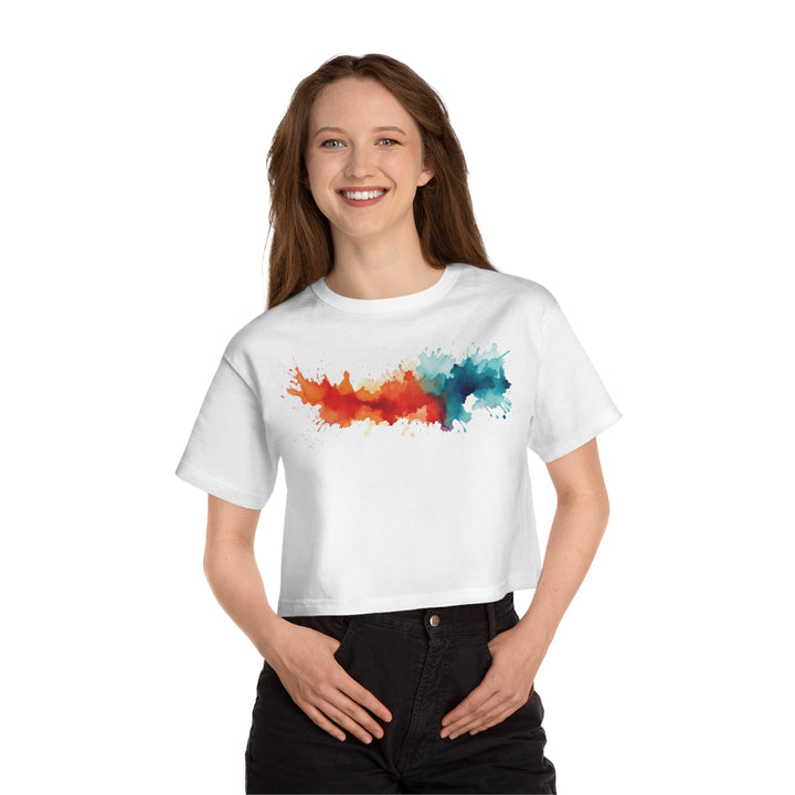 Colored Women's Heritage Cropped T-Shirt