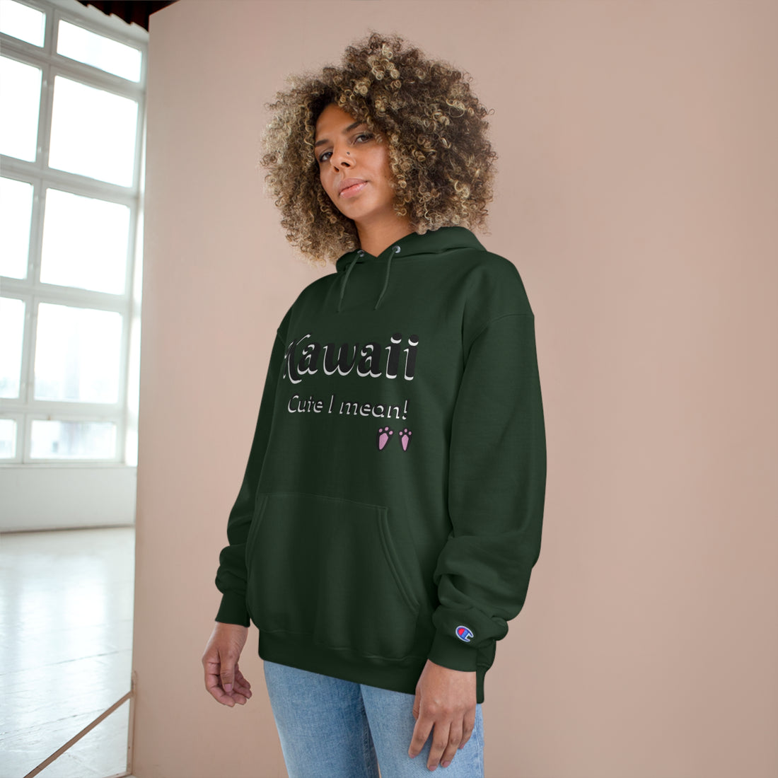 Just A Girl Who Loves Anime & KPOP - Champion Hoodie - Kawaii