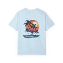 Hello Summer Sunset - Unisex Garment-Dyed T-shirt