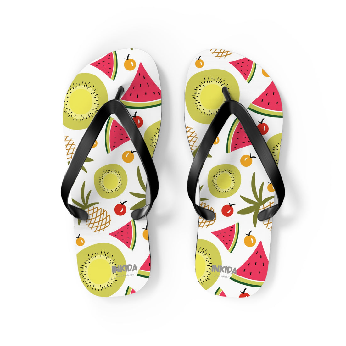 Summer Fruits Flip Flops