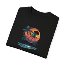 Hello Summer Sunset - Unisex Garment-Dyed T-shirt