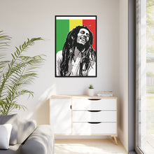 Portrait Bob Marley The Legend Matte Canvas W Black Frame