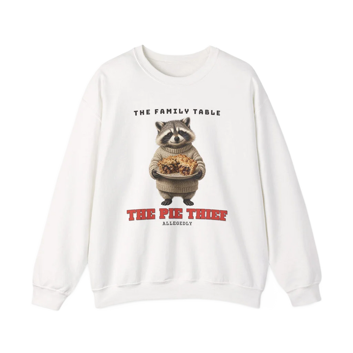 The Family Table: The Pie Thief matching family sweatshirt by Inkida
